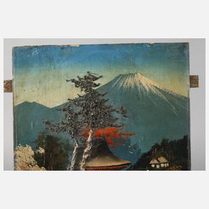 Ansicht des heiligen Berges Fuji