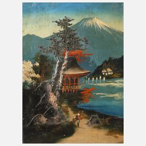 Ansicht des heiligen Berges Fuji