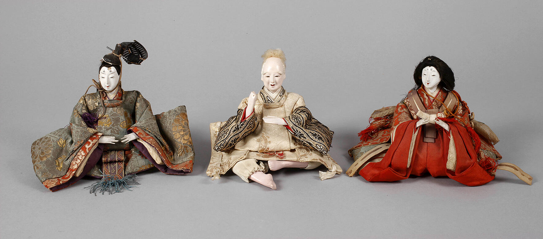 Drei Hina-Puppen