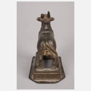 Bronzeplastik Nandi