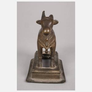 Bronzeplastik Nandi