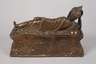 Bronzeplastik liegender Buddha