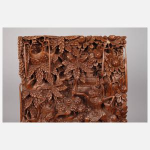 Reliefschnitzerei Bali