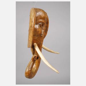 Elefantenkopfplastik