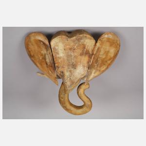 Elefantenkopfplastik