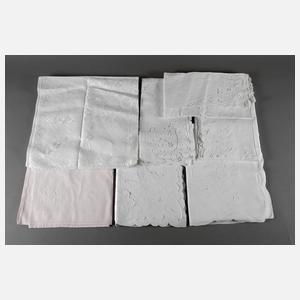 Konvolut Tischdecken