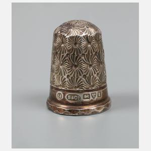 Kleines Necessaire Silber