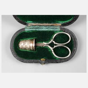 Kleines Necessaire Silber