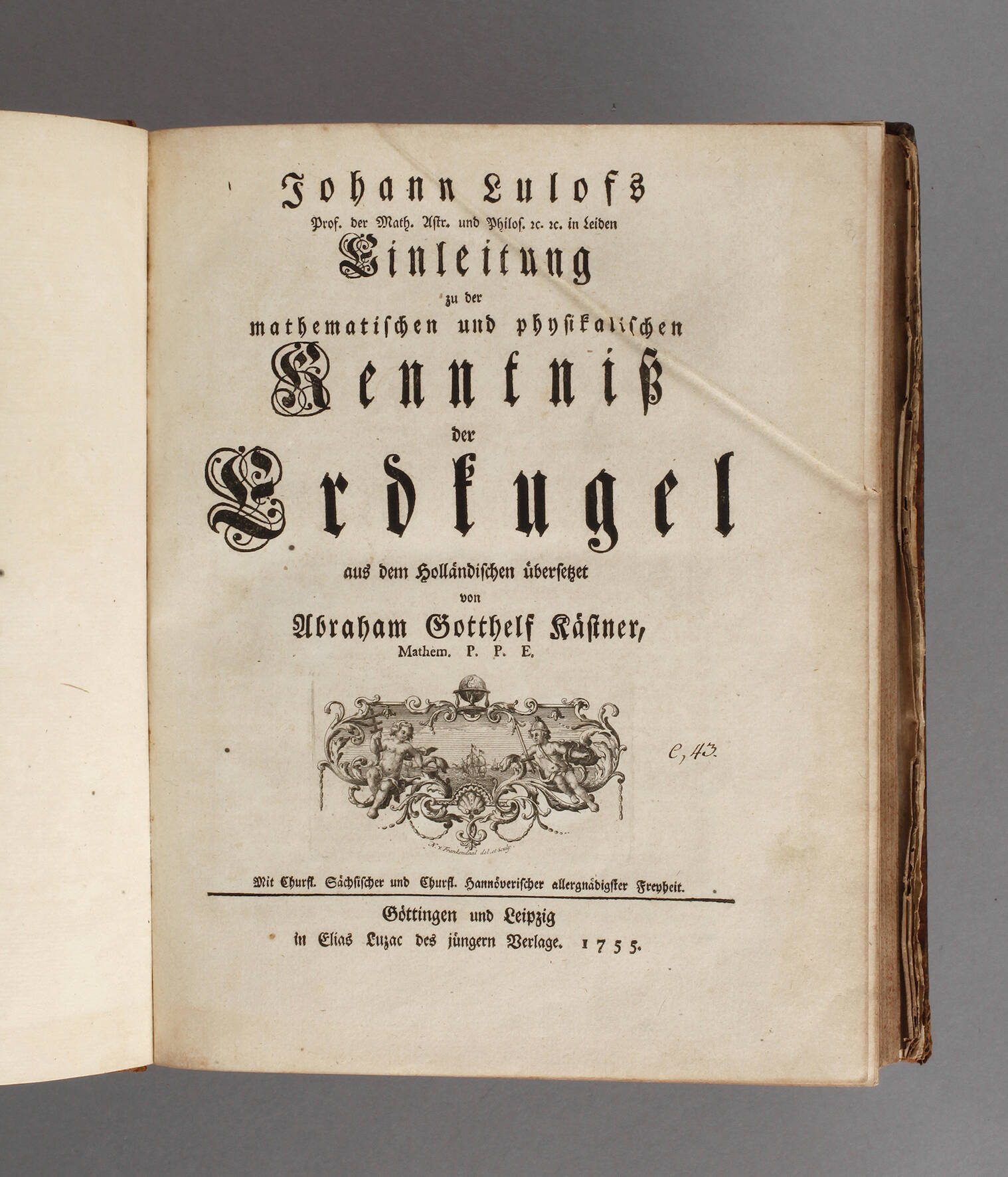 Johann Lulofs Einleitung