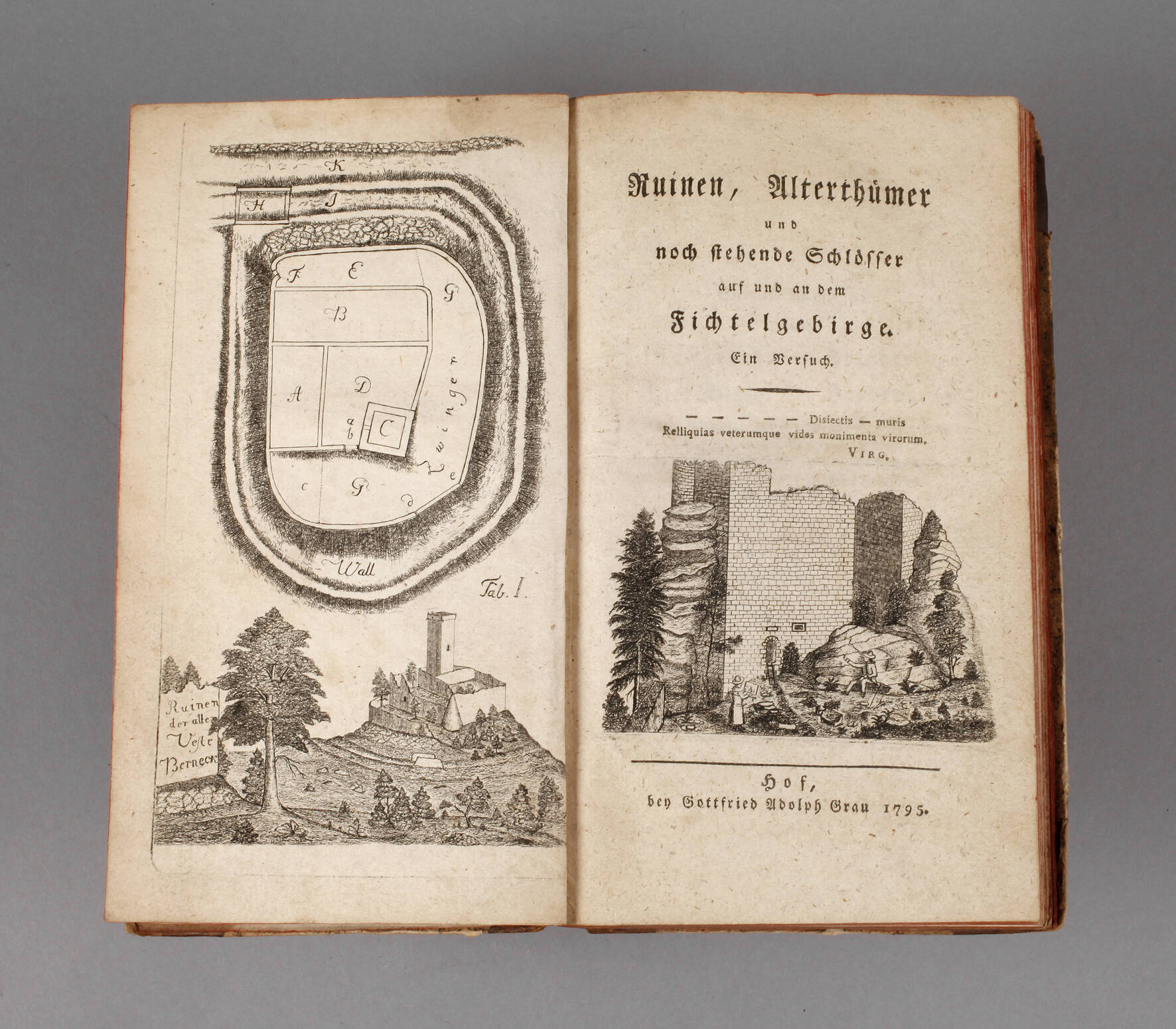 Ruinen, Alterthümer und noch stehende Schlösser