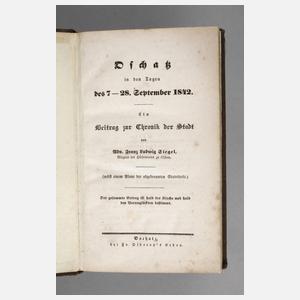 Oschatz in den Tagen des 7–28. September 1842