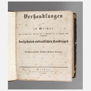 Verhandlungen des zu Weimar