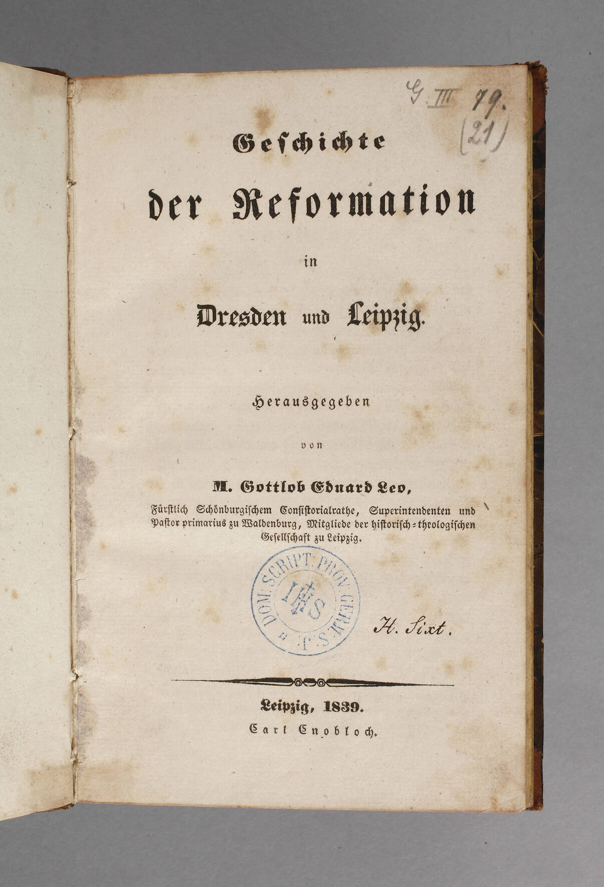Geschichte der Reformation in Dresden