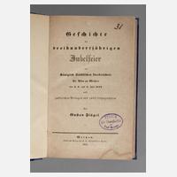 Geschichte der dreihundertjährigen Jubelfeier111