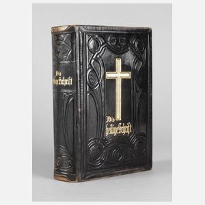 Bibel mit Jugendstileinband