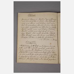 Handgeschriebenes Kochbuch 1896