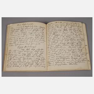 Handgeschriebenes Kochbuch 1896