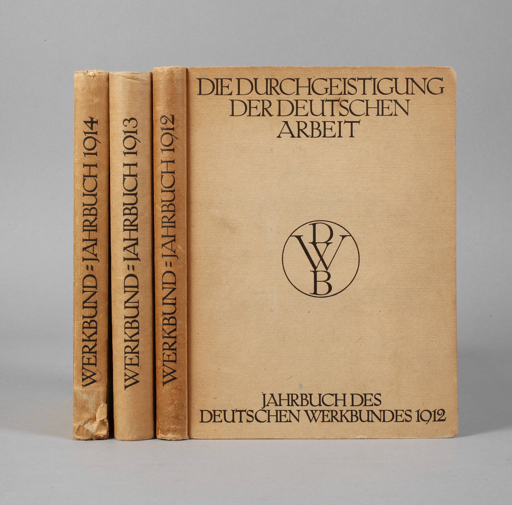 Drei Jahrbücher des Deutschen Werkbundes