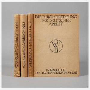 Drei Jahrbücher des Deutschen Werkbundes