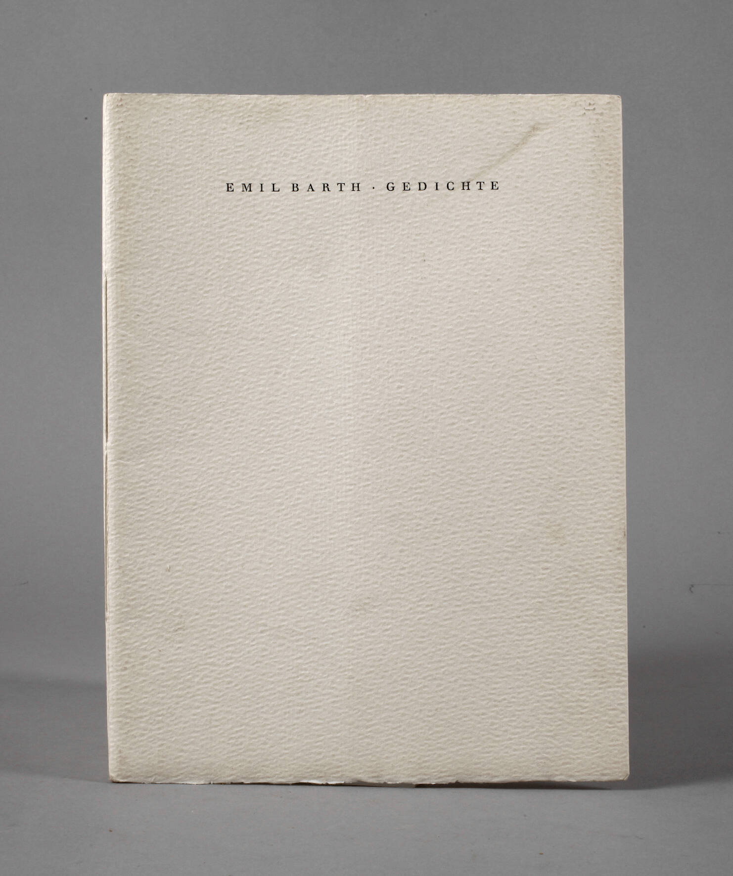 Emil Barth, Gedichte