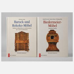 Paar Fachbücher Möbelgeschichte