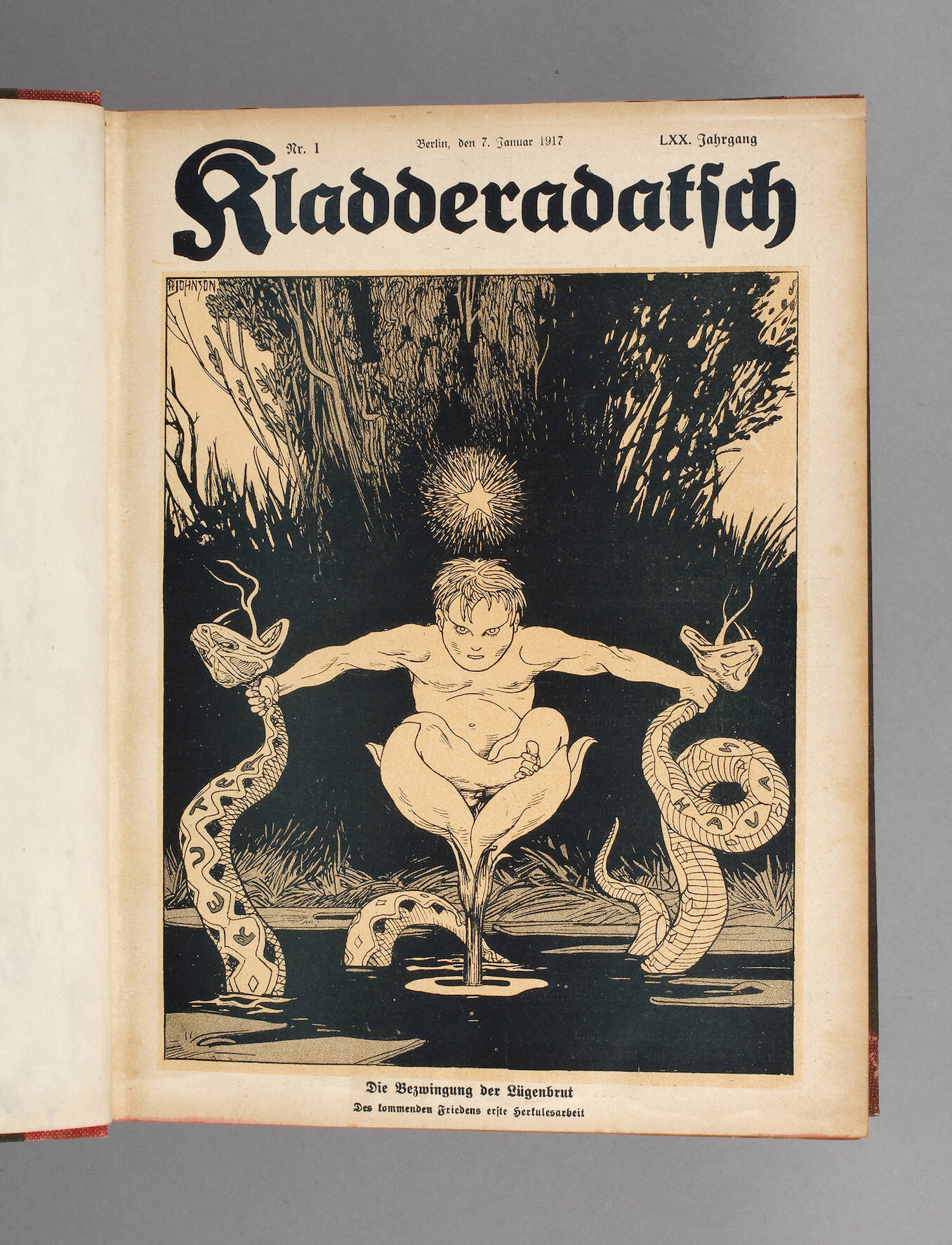 Zeitschrift Kladderadatsch 1917