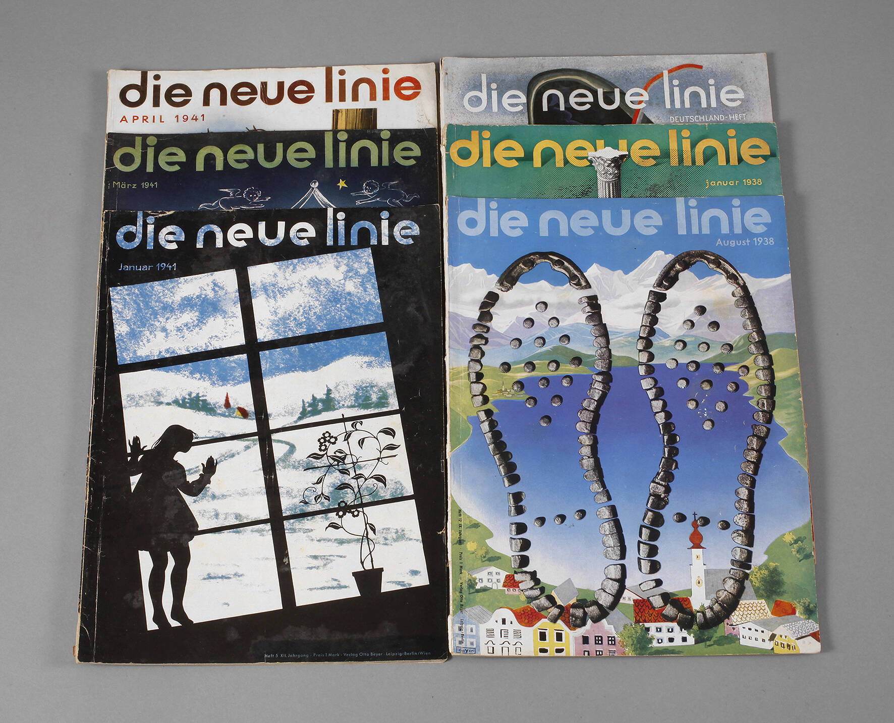 Konvolut Zeitschrift "die neue linie"