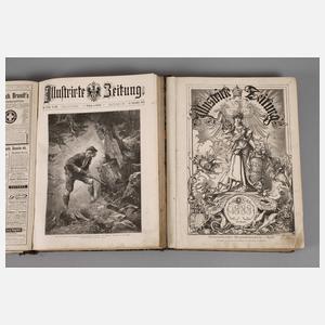 Zwei Bände Illustrirte Zeitung 1888