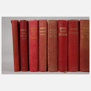 Konvolut Baedecker Reiseführer