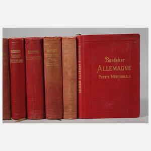 Konvolut Baedecker Reiseführer