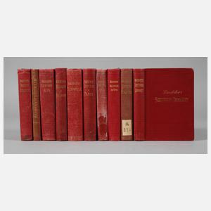 Konvolut Baedeker-Reiseführer
