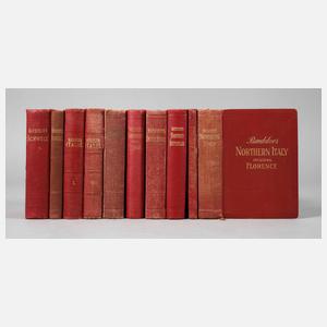 Konvolut Baedeker-Reisefüher
