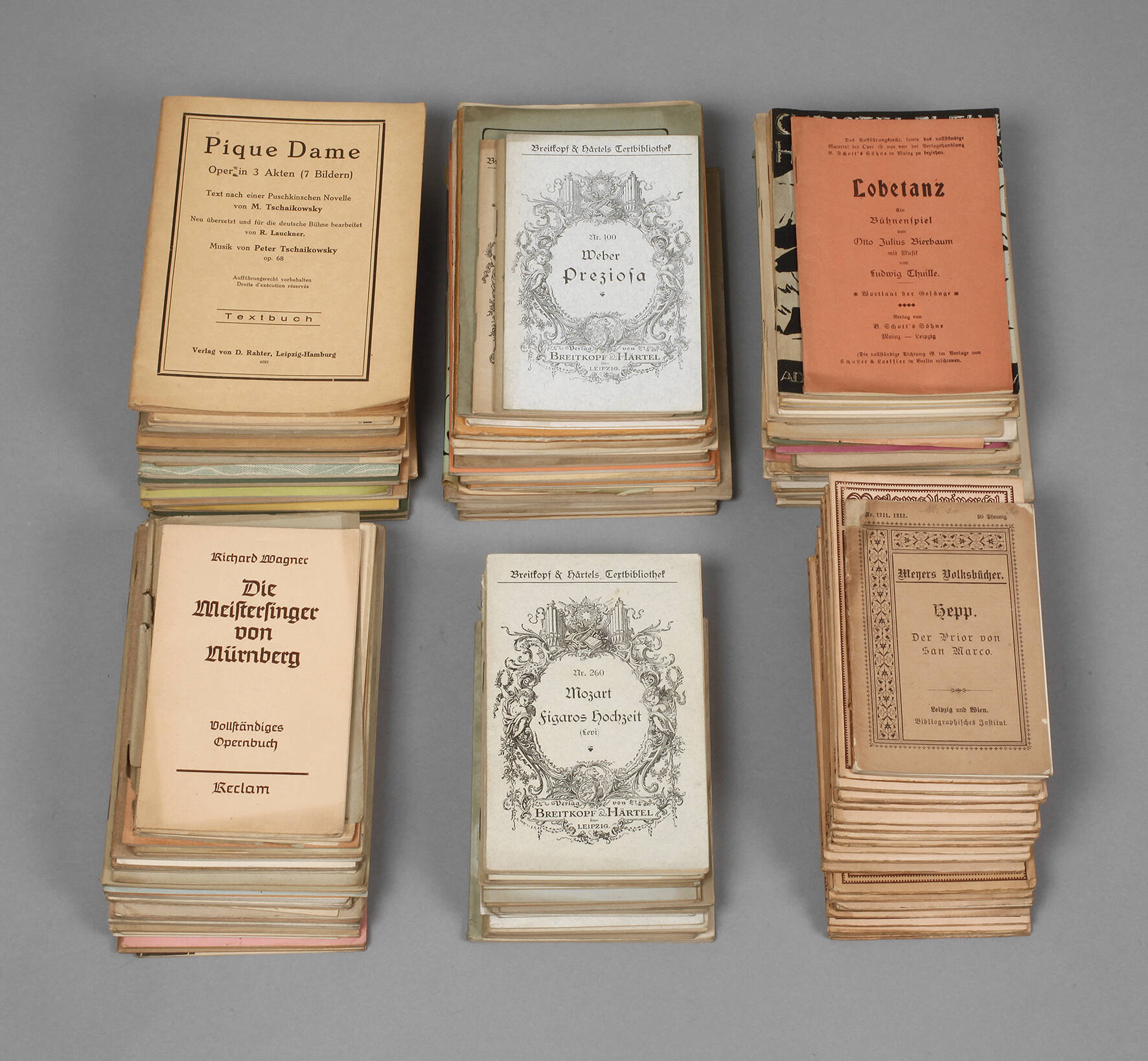 Konvolut Opernbücher