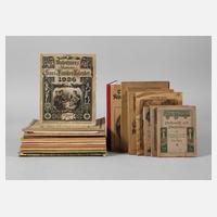 Konvolut Kalender 1920er Jahre111