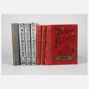 Konvolut Daheim-Kalender