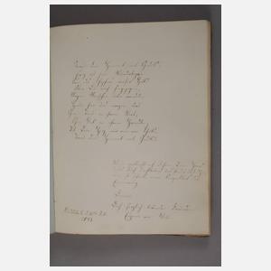 Adeliges Stammbuchalbum Thüringen