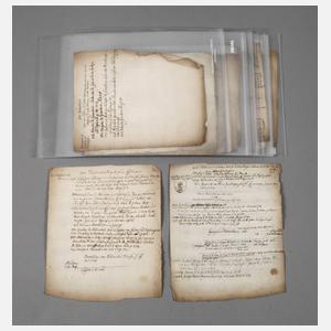 Konvolut handschriftliche Heraldiksammlung