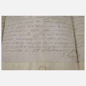 Lehnsbrief Halberstadt 1714