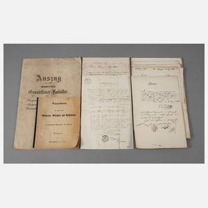 Konvolut Dokumente Königreich Bayern