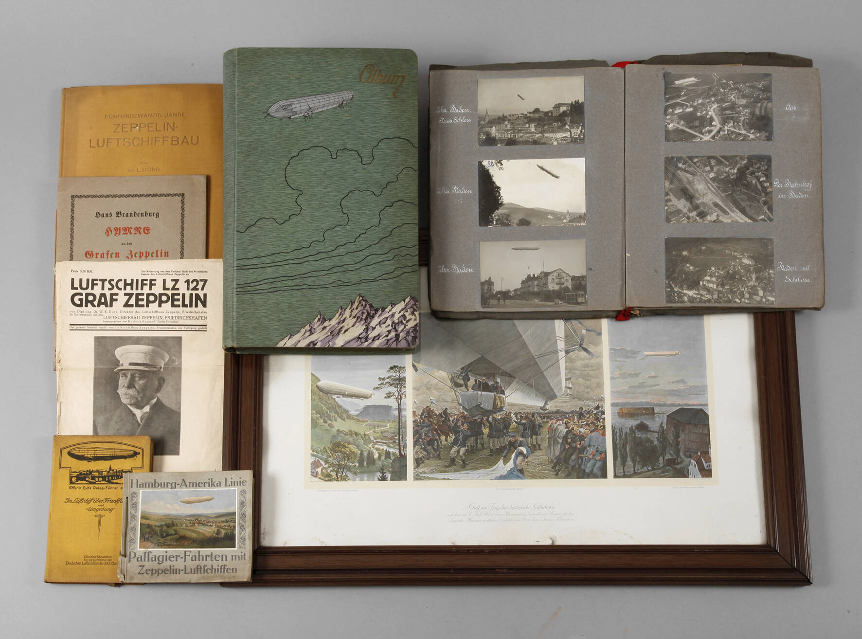 Konvolut Luftschiff "Schwaben" und andere  Zeppeline