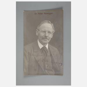 Autogramm Peter Rosegger