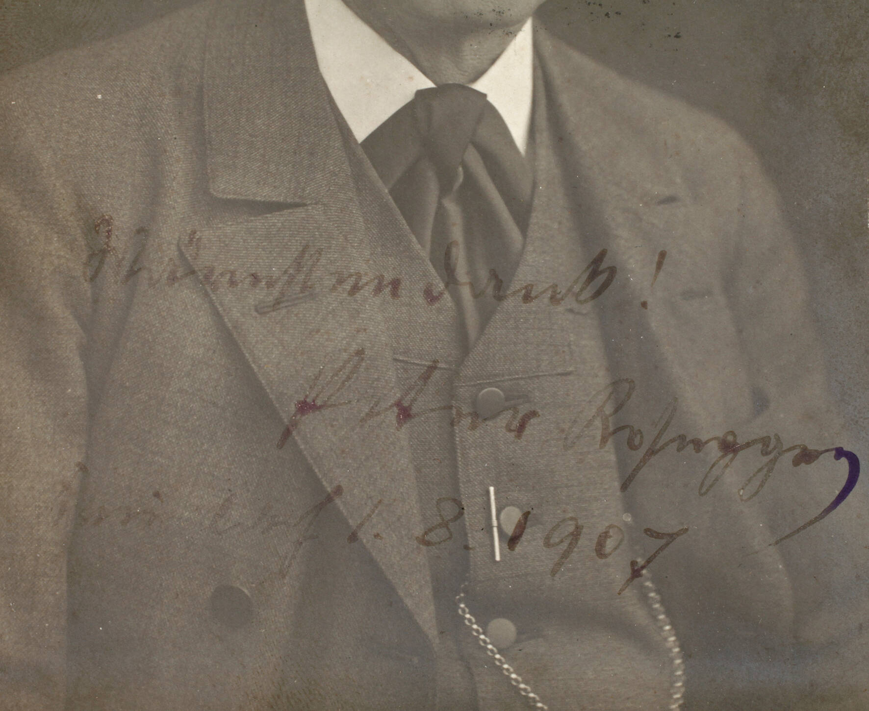 Autogramm Peter Rosegger