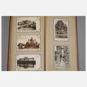 Paar Ansichtskartenalben Wien