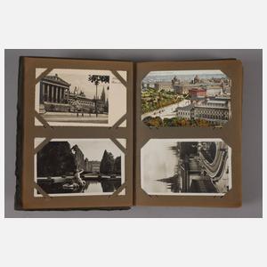 Paar Ansichtskartenalben Wien