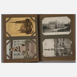 Paar Ansichtskartenalben Wien