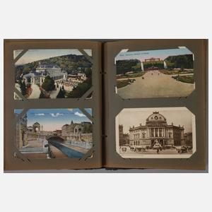 Paar Ansichtskartenalben Wien