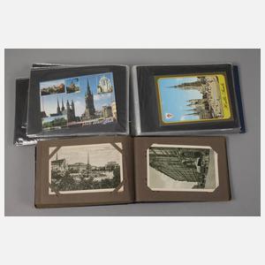 Konvolut Ansichtskartenalben Mitteldeutschland