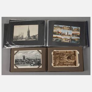 Konvolut Ansichtskartenalben Mitteldeutschland