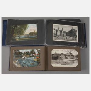 Konvolut Ansichtskartenalben Mitteldeutschland