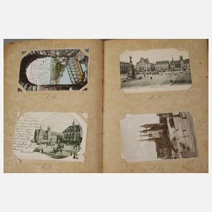 Konvolut Ansichtskartenalben Mitteldeutschland